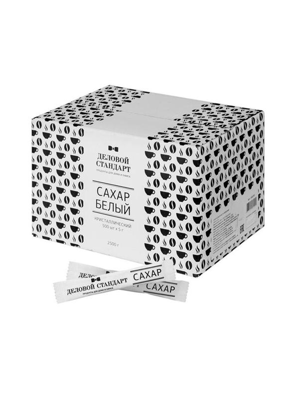 Сахар порционный в стиках Деловой стандарт 5 гр (500 шт/уп.)