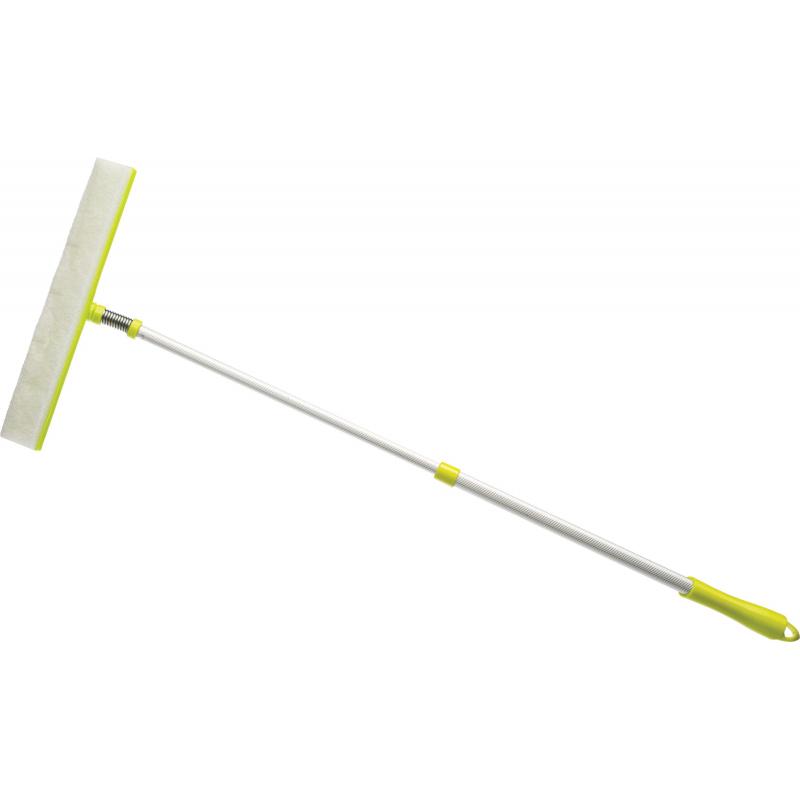 Швабра для мытья окон Home Queen сгон(склиз) губка, ручка телескопическая