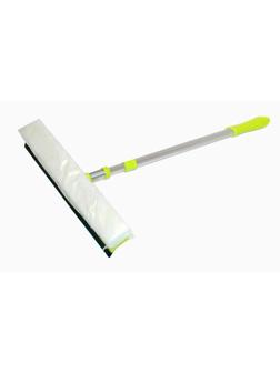 Швабра для мытья окон Home Queen сгон(склиз) губка, ручка телескопическая