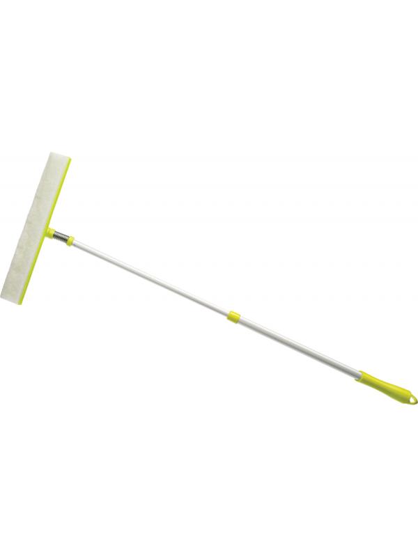 Швабра для мытья окон Home Queen сгон(склиз) губка, ручка телескопическая