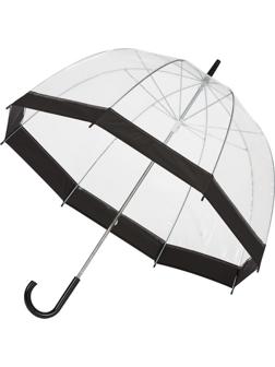 Зонт прозрачный купол черн. Эврика, 91668