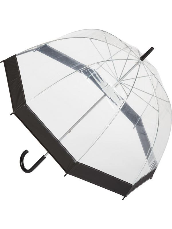 Зонт прозрачный купол черн. Эврика, 91668