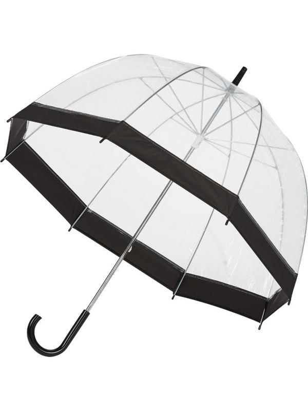 Зонт прозрачный купол черн. Эврика, 91668