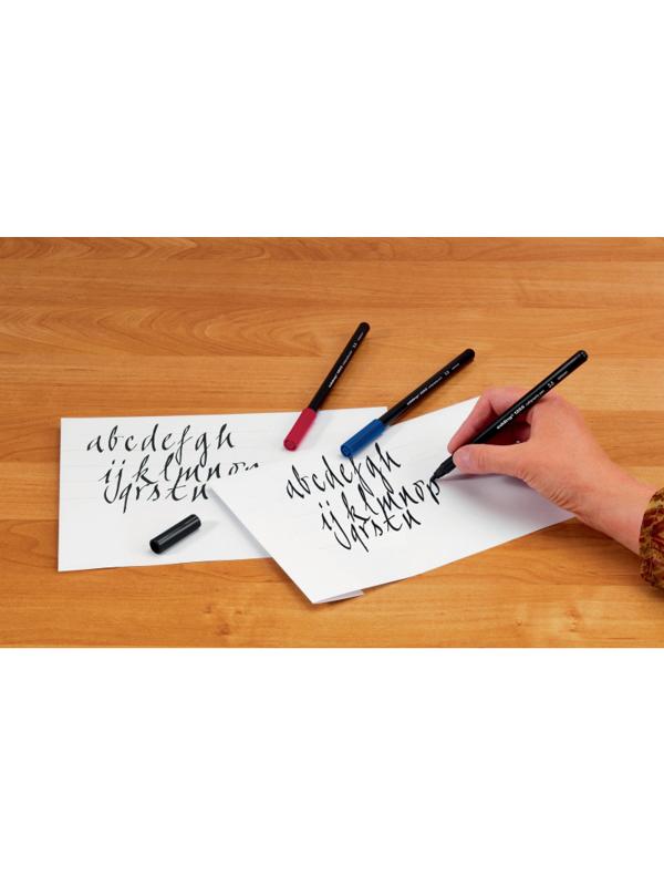 Фломастер для каллиграфии Edding E-1255 calligraphy pen 5.0 чёрный_001