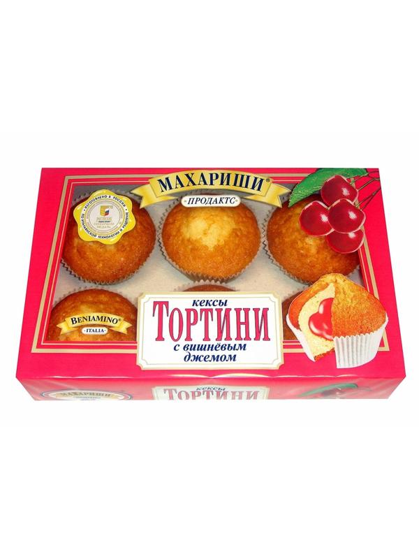 Кекс Махариши с вишневым джемом 200г