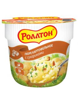 Картофельное пюре Роллтон с сухариками 24штx40г