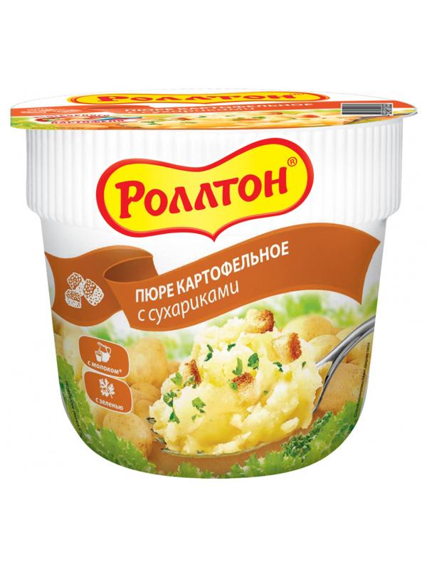 Картофельное пюре Роллтон с сухариками 24штx40г