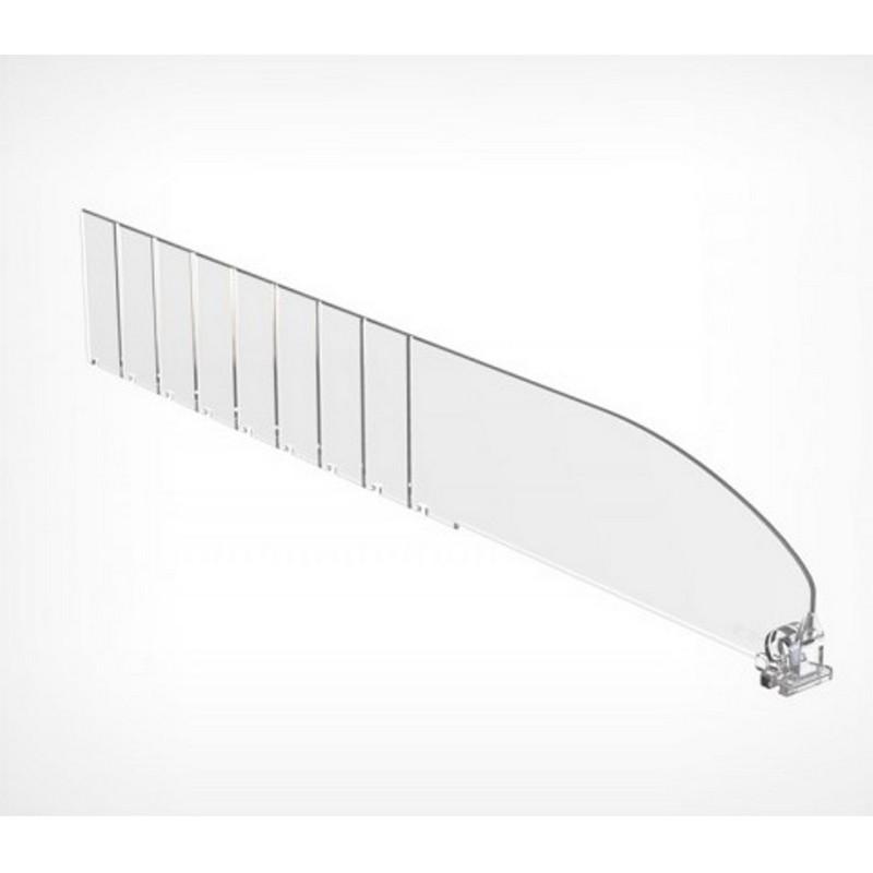 Полочный разделитель пластиковый высота 60 мм., 40 шт./уп.