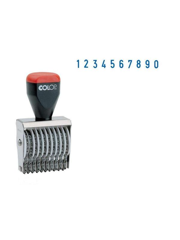 Нумератор ручной 10-и раз. высота шрифта 5мм 05010 Colop