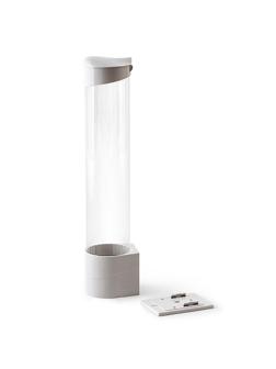 Держатель для стаканов магнитный белый