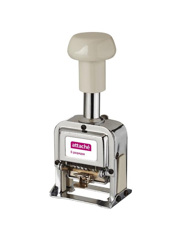Нумератор автоматический Attache 6-и разрядный 4,8мм.