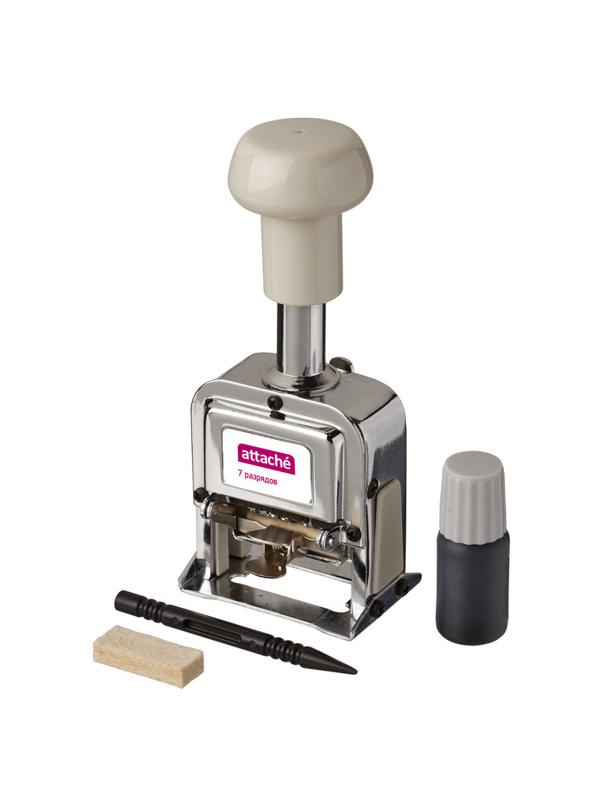 Нумератор автоматический Attache 7-и разрядный 4,8мм.