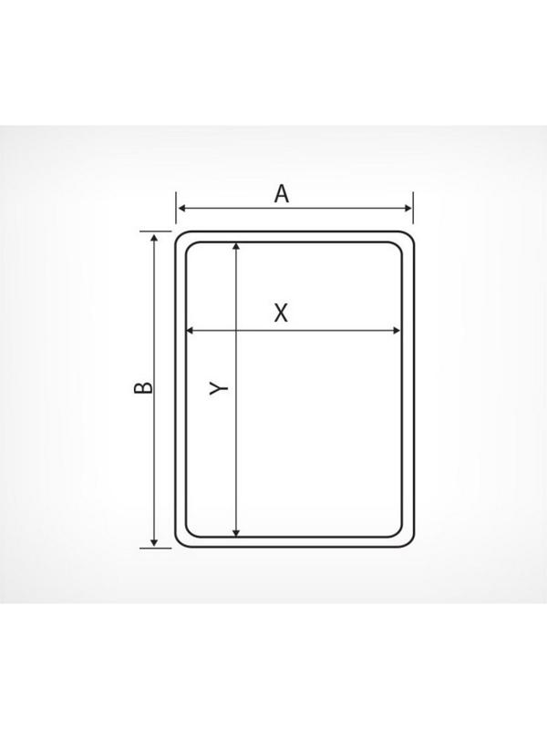 Рамка пластиковая А3, красный,10шт/уп 102003-06