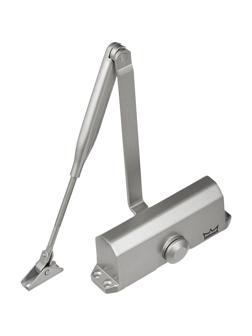 Доводчик на дверь Dormakaba TS 77 EN2,с рыч.тягой,до 40кг,серебро(76040101)