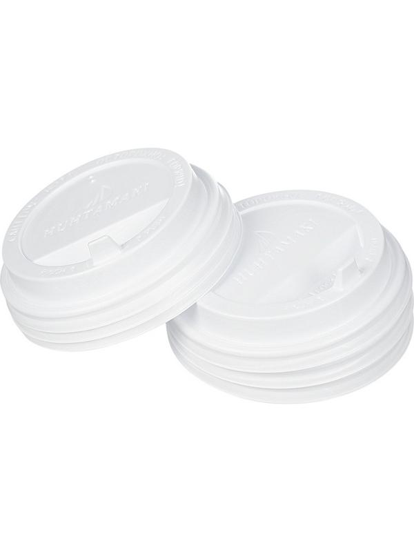 Крышка для стакана пластиковая с клапаном D=90мм, бел.,100шт./уп. HSL90