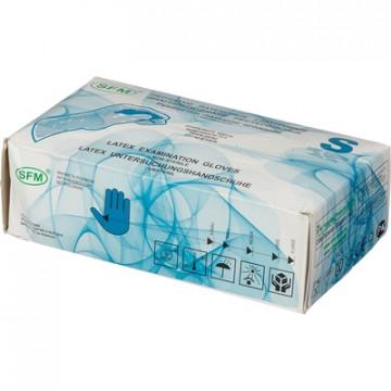 Мед.смотров. перчатки латекс. нестер. с пудрой SFM (S) 50пар/уп