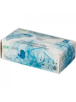 Мед.смотров. перчатки латекс. нестер. с пудрой SFM (S) 50пар/уп