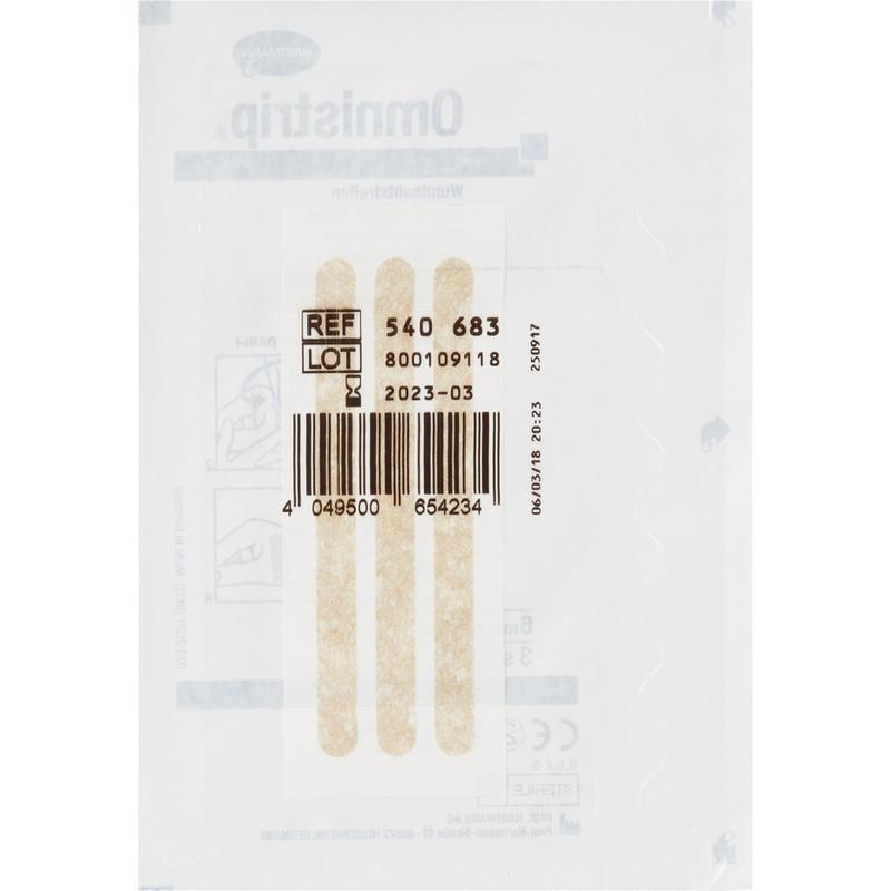 Перевяз. ср-ва Полоски на швы (стер/3 шт) 6х76мм,150 шт,OMNISTRIP 5406835