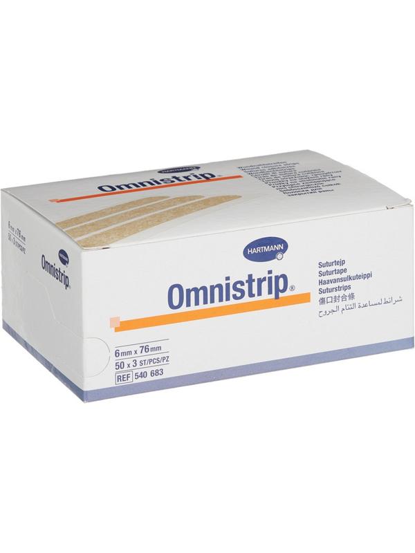 Перевяз. ср-ва Полоски на швы (стер/3 шт) 6х76мм,150 шт,OMNISTRIP 5406835