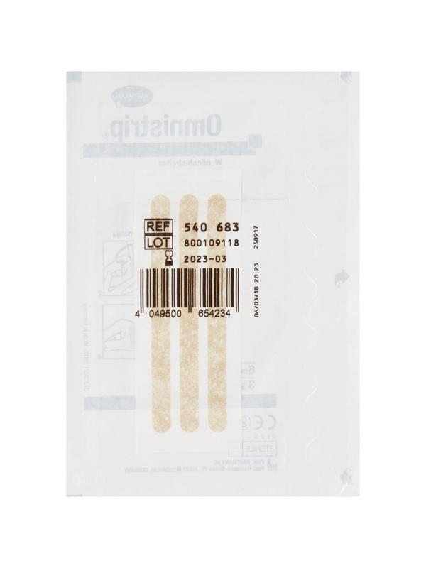 Перевяз. ср-ва Полоски на швы (стер/3 шт) 6х76мм,150 шт,OMNISTRIP 5406835