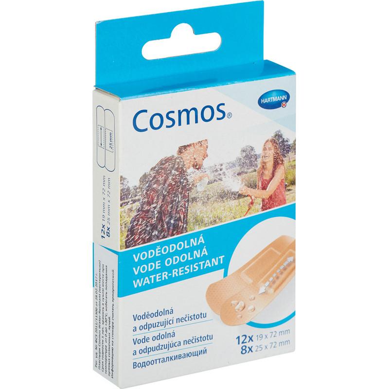 Набор пластырей водоотталкивающие 2 разм., 20 шт/уп. COSMOS 5351235