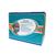 Маска медицинская 3-х сл., резинка, голубая, картон 100шт/уп