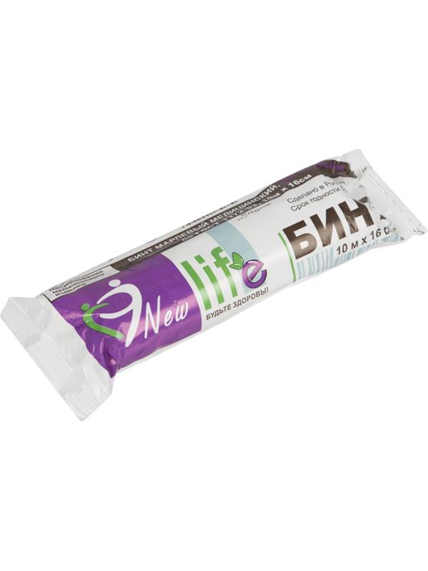 Перевяз. ср-ва Бинт нестер. 10мx16см,  Life, (инд фиолетовая уп. пл.36г)