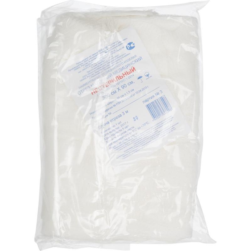 Перевяз. ср-ва Отрез марлевый нестерильный 3м.  Life пл.36 г ШК06950