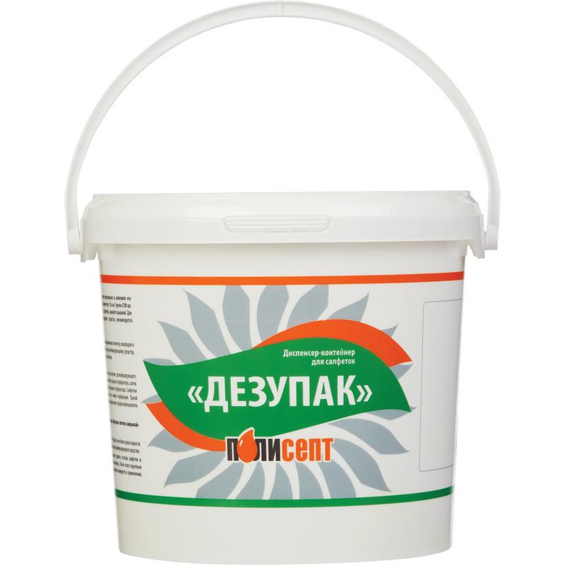 Салфетки дезинфицирующие Дезупак 100 шт в упак., контейнер с рулоном