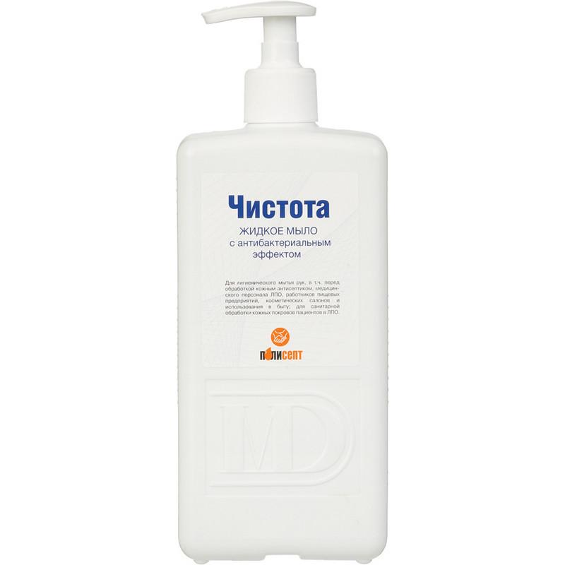 Мыло жидкое дезинф. Чистота 1,0 л (с дозатором)