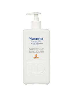 Мыло жидкое дезинф. Чистота 1,0 л (с дозатором)