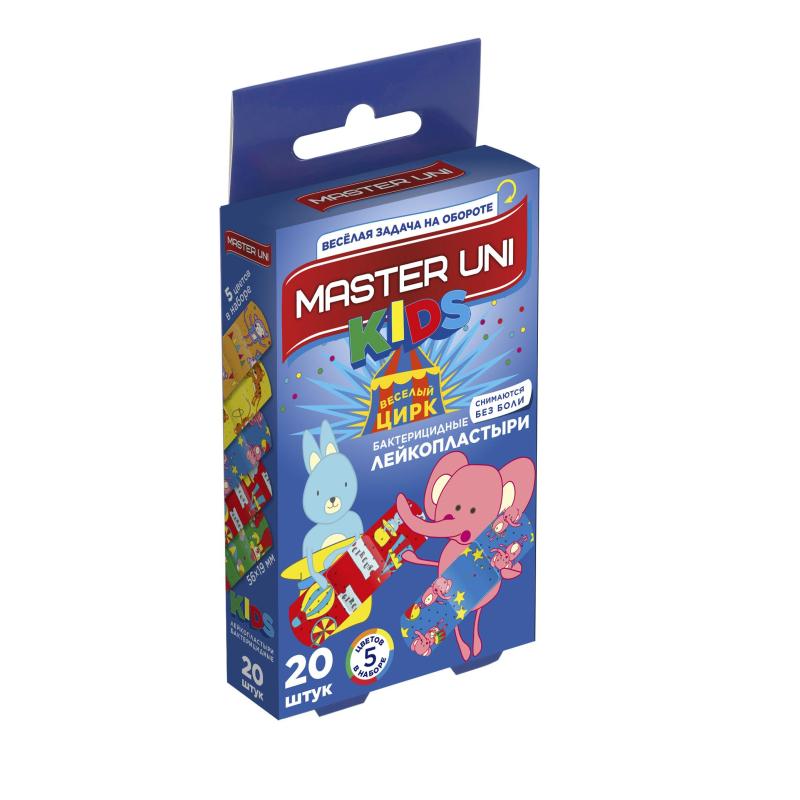 Набор пластырей Детский KIDS Master Uni 20 шт/уп.