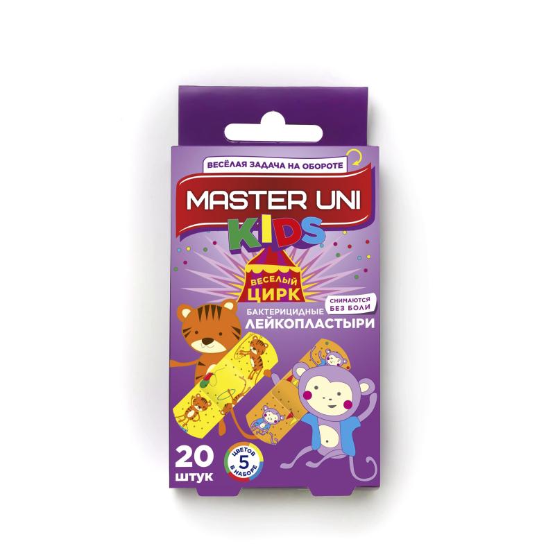 Набор пластырей Детский KIDS Master Uni 20 шт/уп.