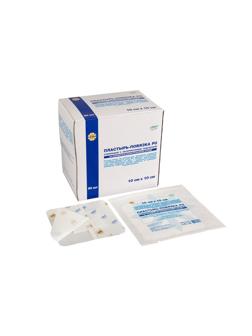 Перевяз. ср-ва Пластырь-повязка прозр основа впит подушка 10x10см LEIKO