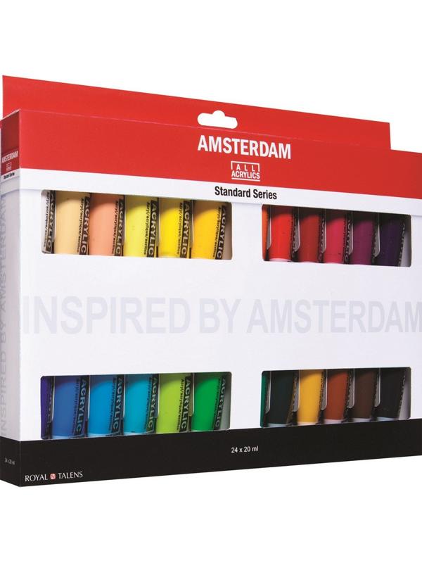 Краски акриловые Amsterdam 24 цвх20мл 17820424