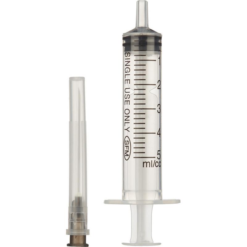 Шприц 3-комп. однораз. 5мл игла 22G (0,7x40) SFM 100шт/уп