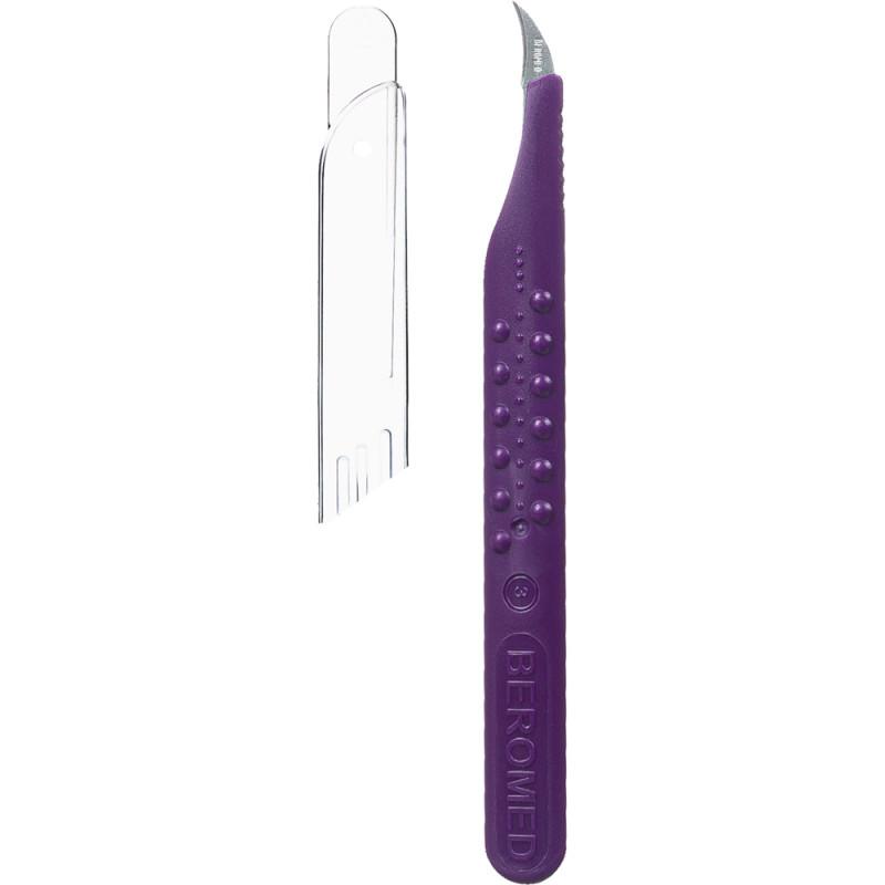 Скальпель стер, лезв.из в/угл.ст. р-12 Beroblade 10шт/уп