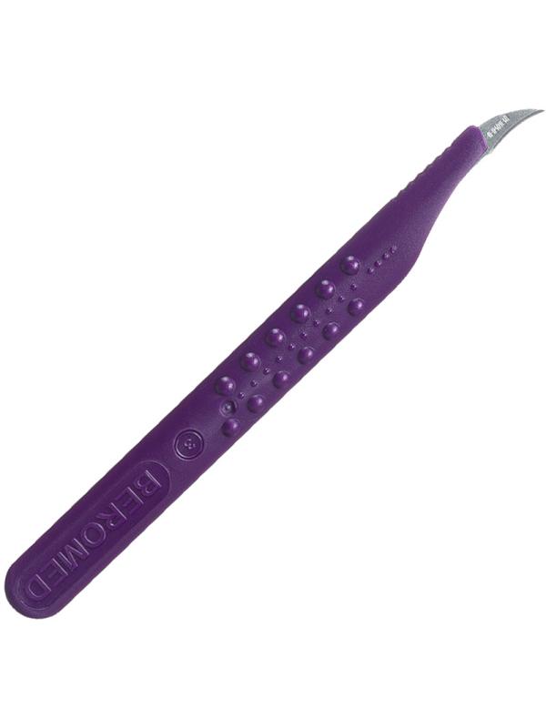 Скальпель стер, лезв.из в/угл.ст. р-12 Beroblade 10шт/уп