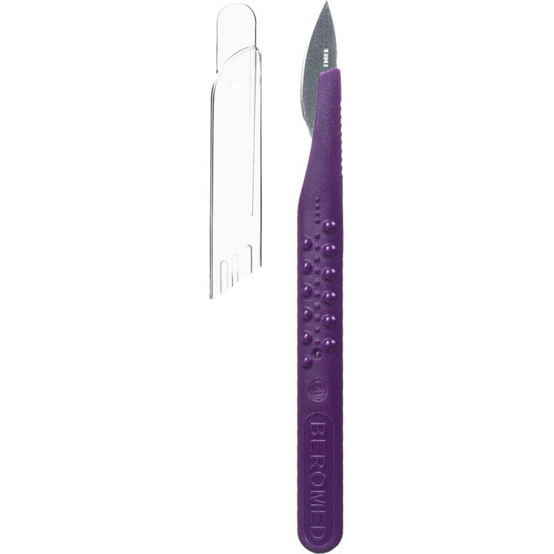 Скальпель стер, лезв.из в/угл.ст. р-24 Beroblade 10шт/уп