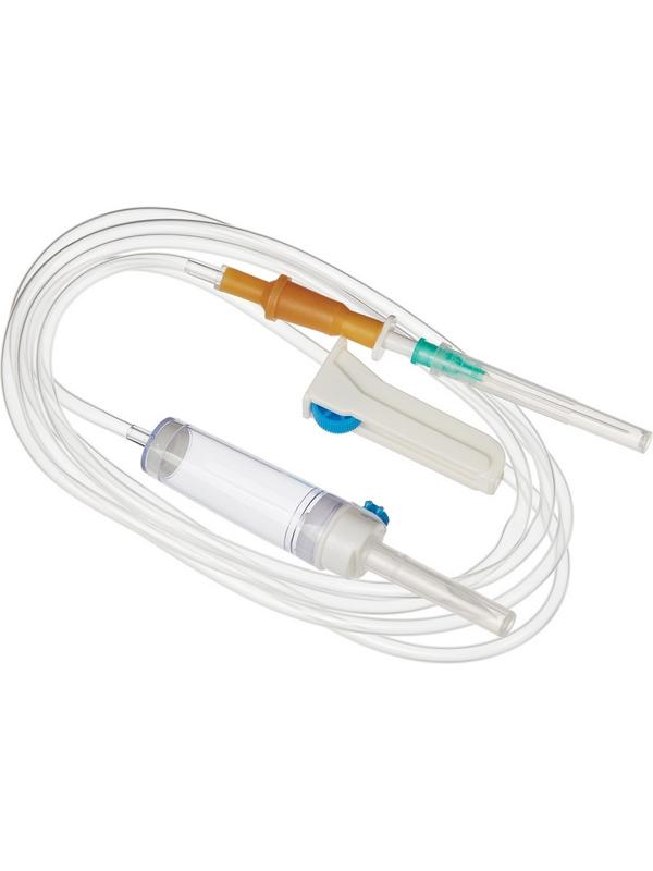 Система переливания р-ров одноразовая (пластик. игла SLIP) VM