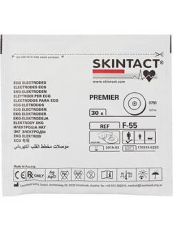 Электроды для ЭКГ однораз. D 55 пена, ж.гель, кратковр., Skintact F-55, 30
