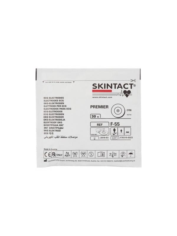 Электроды для ЭКГ однораз. D 55 пена, ж.гель, кратковр., Skintact F-55, 30