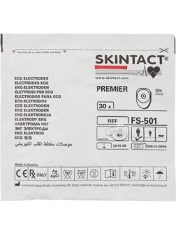 Электроды для ЭКГ однораз. 45х35 пена, тв.гель, универс., Skintact FS-501,3