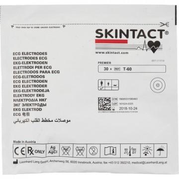 Электроды для ЭКГ однораз. D 60 н/тк, ж.гель, холтер, Skintact T-60, 30 шт.