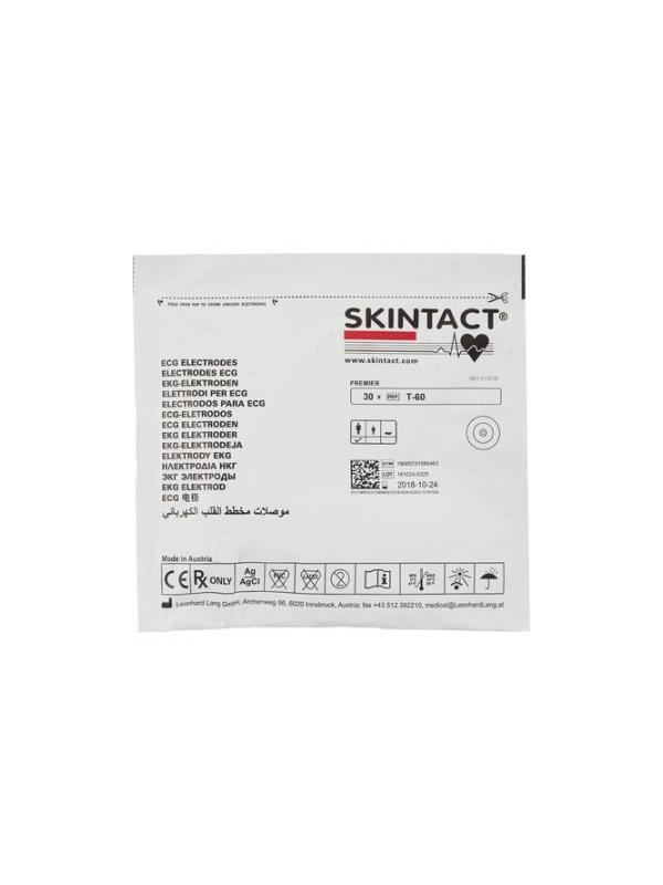 Электроды для ЭКГ однораз. D 60 н/тк, ж.гель, холтер, Skintact T-60, 30 шт.