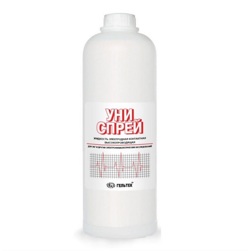 Жидкость электродная контактная с высок. электропр.для ЭКГ УНИСПРЕЙ1кг/бут