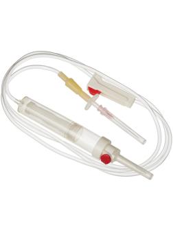 Система переливания крови одноразовая (пластик. игла) KDM, 400 шт/уп