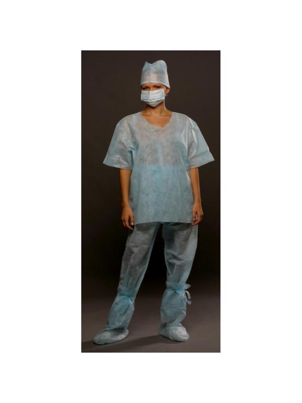 Костюм мед.хирургич. стерил. (рубаш.,брюки), пл.42,р.52-54