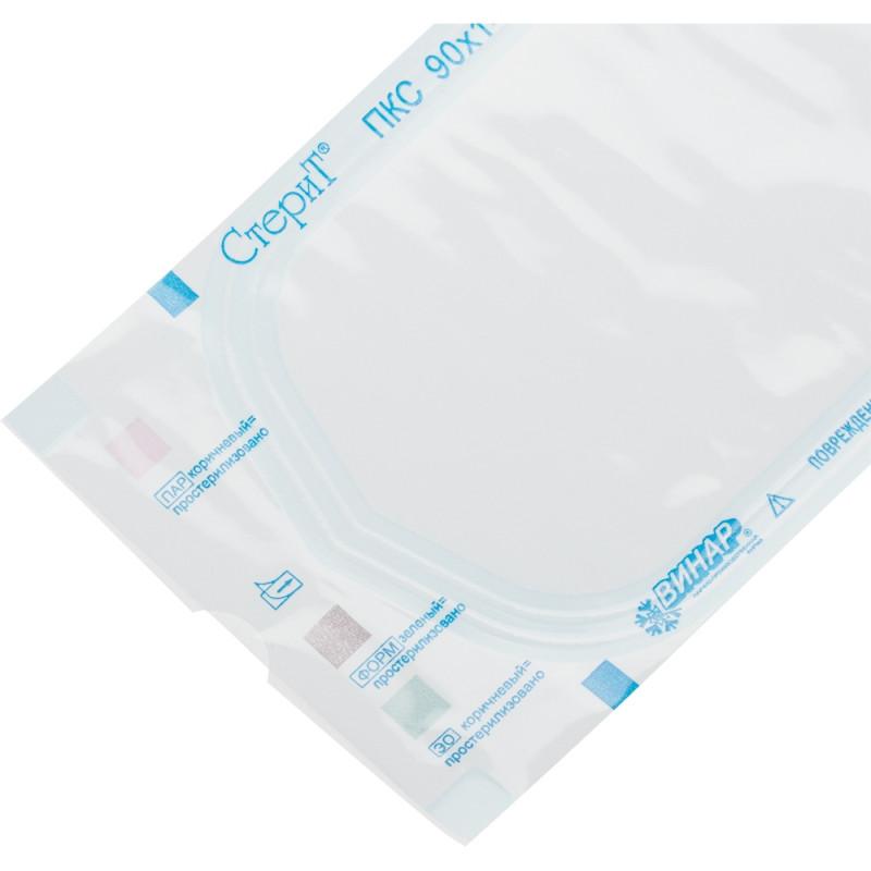 Пакет для стерилизации комбинир. 90 x 140 мм самокл. 100 шт/уп СтериТ