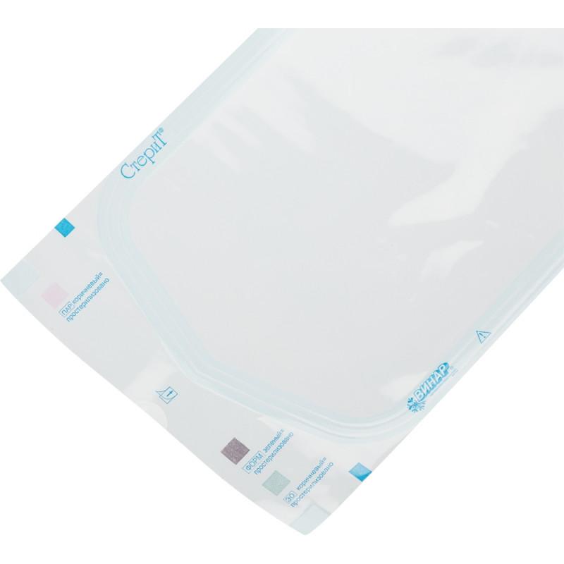 Пакет для стерилизации комбинир. 140 х 295 мм самокл. 100 шт/уп СтериТ